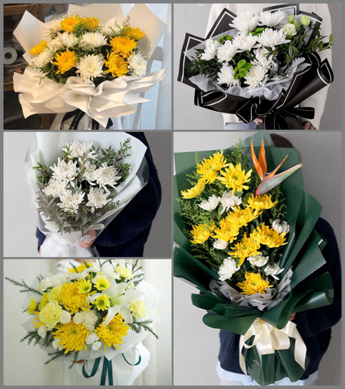 河北沧州沧县刘家庙乡新王村白事花束代送